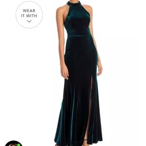 Forest green evening gown by Aqua. New with tags…never worn